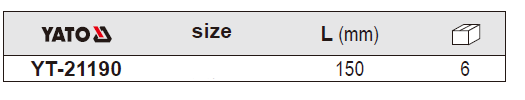 Kìm cách điện Yato YT-21190
