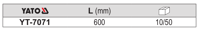 Thước nhôm Yato YT-7071