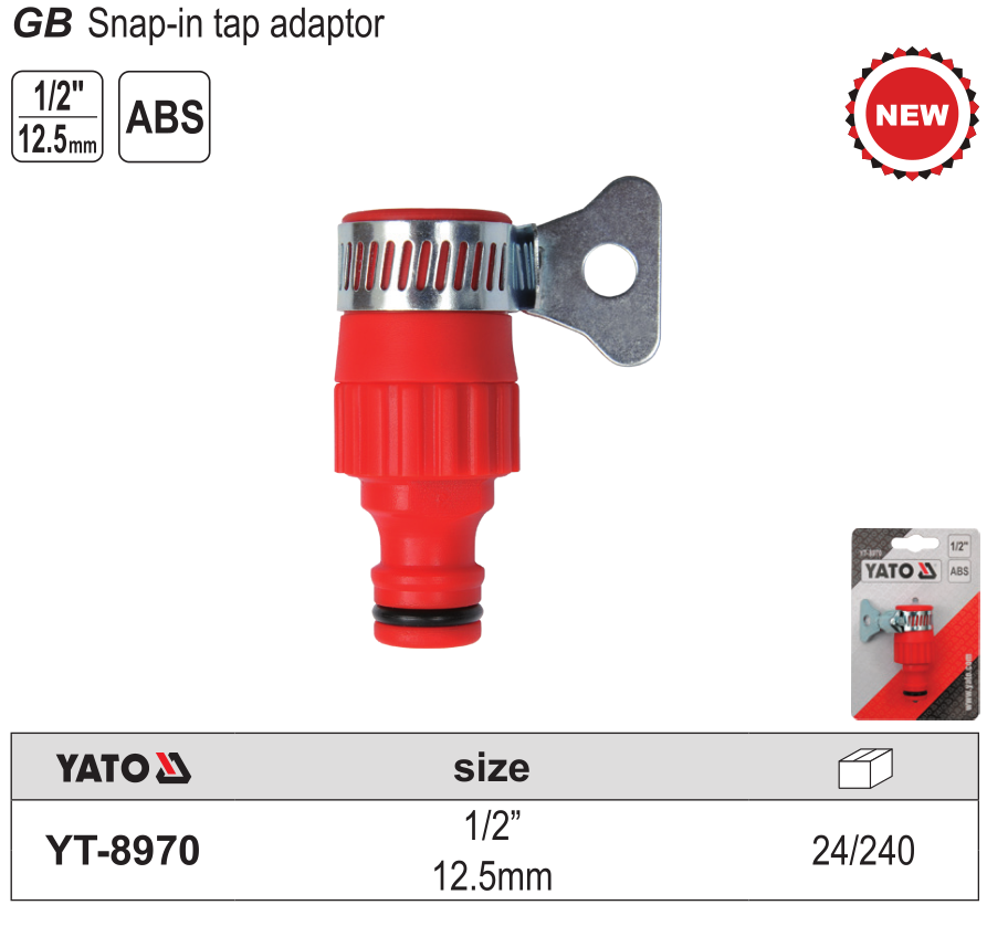 Bộ chuyển 1/2inch Yato YT-8970