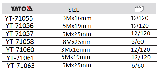 Thước dây cuộn Yato YT-71055