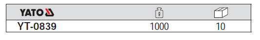 Bộ móc nhặt Yato YT-0839