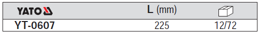 Kìm vòng 225mm Yato YT-0607