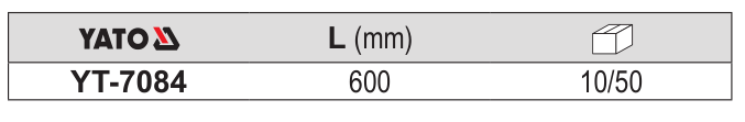 Thước ke vuông Yato YT-7084