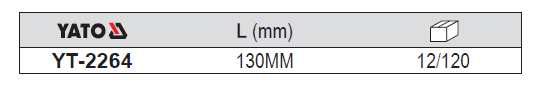 Kìm cắt, tuốt dây điện Yato YT-2264