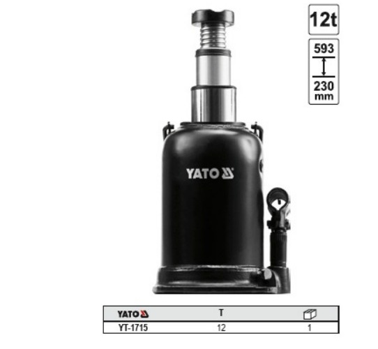 Kích đội thủy lực 2 pistong 12T Yato YT-1715