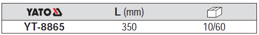 Bay làm vườn Yato YT-8865