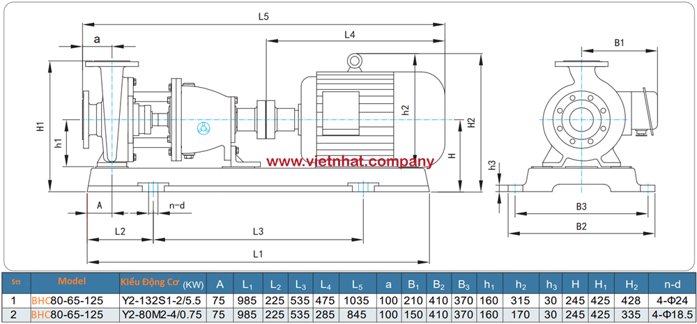 bản vẽ máy bơm 60m3