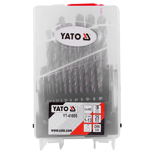 Bán Bộ mũi khoan kim loại 25 chi tiết Yato YT-41605