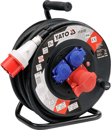 Bán Ổ cắm quay tay kiểu Rulo 25M điện 380v Yato YT-8120