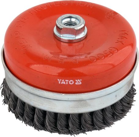 Bán Chổi cước xoắn sợi thép 100mm M14 Yato YT-47691