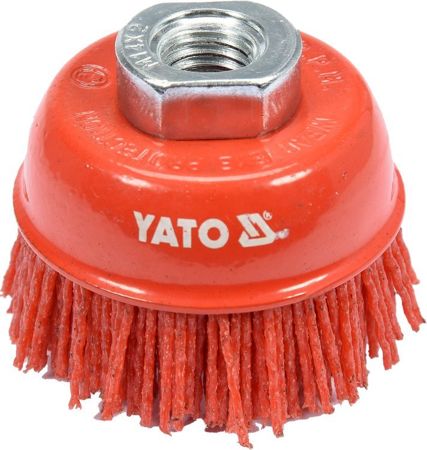 Bán Chổi cước sợi nylon đỏ 125mm M14 Yato YT-47787