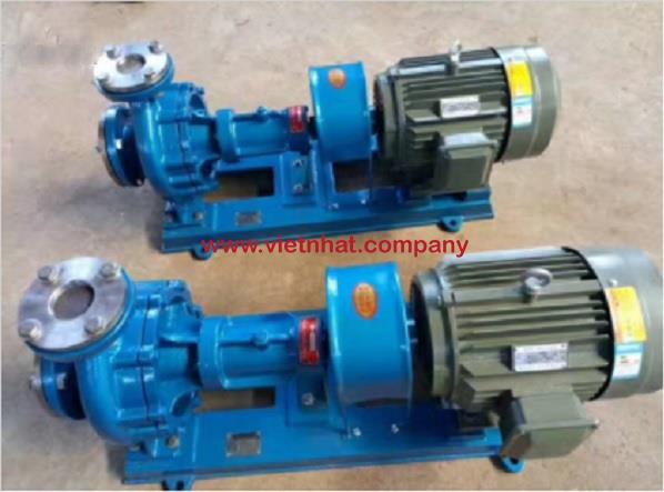 Bơm dầu truyền nhiệt RY100-65-200 lưu lượng 100 m3/h, công suất 22 kW, cột áp 50 m