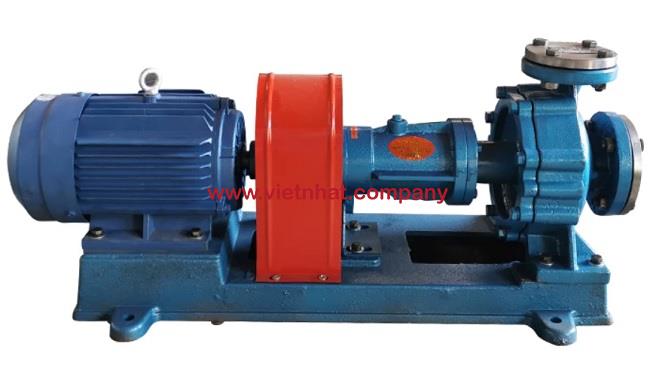 Bơm dầu truyền nhiệt RY65-40-200A lưu lượng 25 m3/h, cột áp 35 m, công suất 5.5 kW, tốc độ 2900 vòng/phút