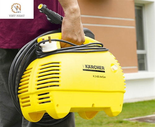 Thông tin về công suất và lưu lượng nước máy Phun Rửa Áp Lực Karcher