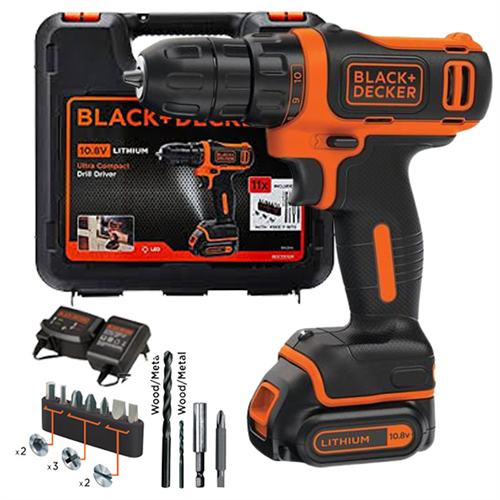 Bán Máy khoan vặn vít pin Black & Decker BDCDD12K-B1