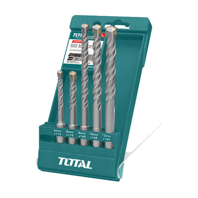 Bán Bộ mũi khoan bê tông đầu gài SDS 5 chi tiếtTotal TAC190501