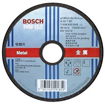 Bán Đá Cắt Sắt Bosch 100X2X16mm 2608600267