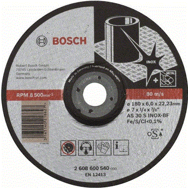 Bán Đá mài Inox Bosch 2608600540 (180x6.0x22.2mm)