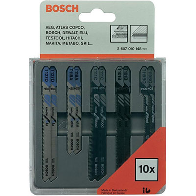 Bán Bộ 10 lưỡi cưa sắt và gỗ Bosch 2607010148