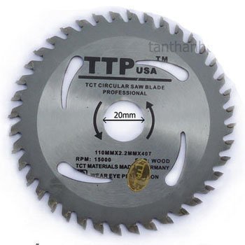 Bán Lưỡi cưa gỗ 110mm - 40 Răng TTP USA 222-110040-3S