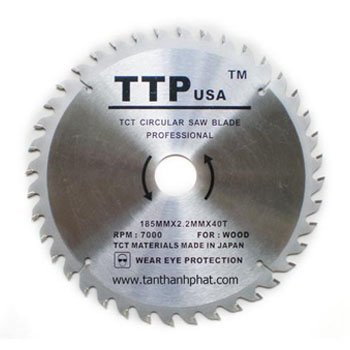 Bán Lưỡi cưa gỗ 185mm - 40 Răng TTP USA 222-185040-3