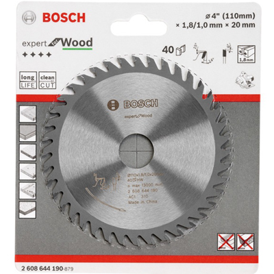 Bán Lưỡi cưa gỗ Bosch 2608644190 (110 X T40)