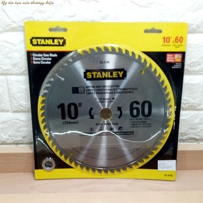 Bán Lưỡi cưa gỗ Stanley 20-536 60T x 254mm