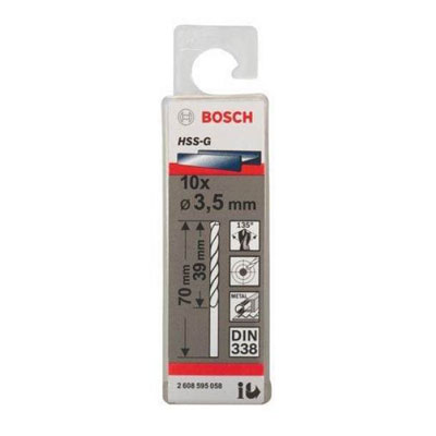 Bán Bộ mũi khoan sắt 10 mũi HSS-G Bocsh 2608595058 3.5mm