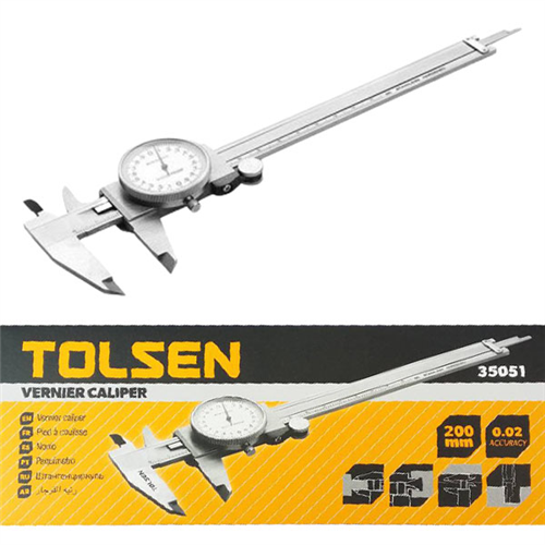 Bán Thước kẹp đồng hồ 200mm Tolsen 35051