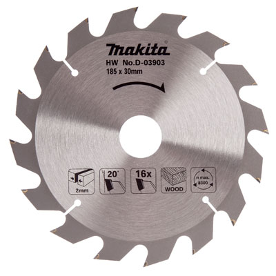 Bán Lưỡi cưa gỗ tròn Makita D-03903 185 x 30 x 16mm