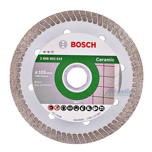 Bán Đĩa cắt kim cương Turbo 105x16mm Ceramic Bosch 2608603615