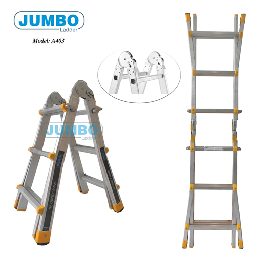 Bán Thang nhôm chữ A mở rộng Jumbo A403