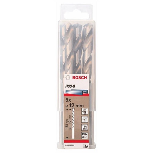 Bán Mũi khoan sắt HSS-G Bosch 2608595081 12.0mm