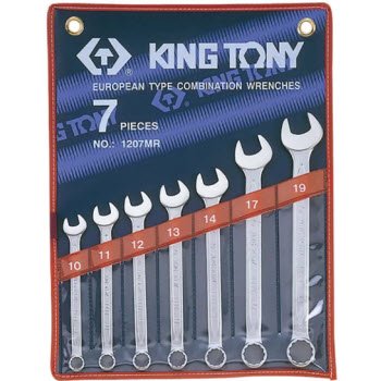 Bán 10-19mm bộ vòng miệng 7 cái hệ mét Kingtony 1207MR