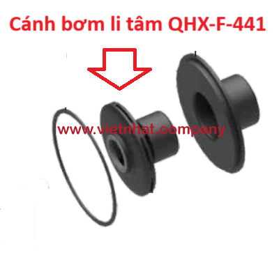 Cánh bơm dẫn động từ kiểu li tâm cánh kín QHX-F-441CCV