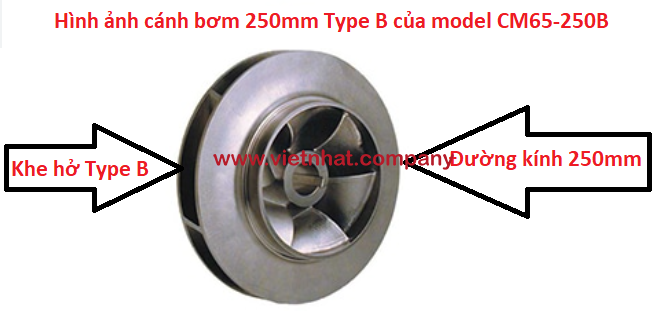 cánh bơm nước cm65-250b