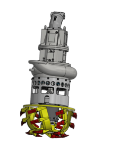 Máy xúc đào lội nước - Dragflow dtm85hy85