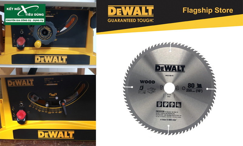 Máy cưa bàn Dewalt DWE7470-B1 - 2