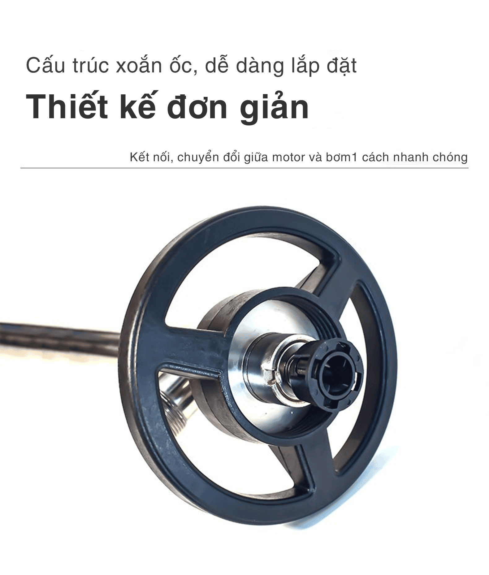 Thiết kế bơm thùng phuy khí nén GODO 