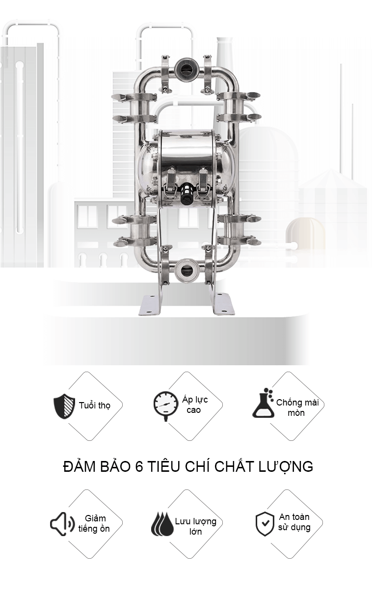 Bơm màng thực phẩm GODO QBW3-25