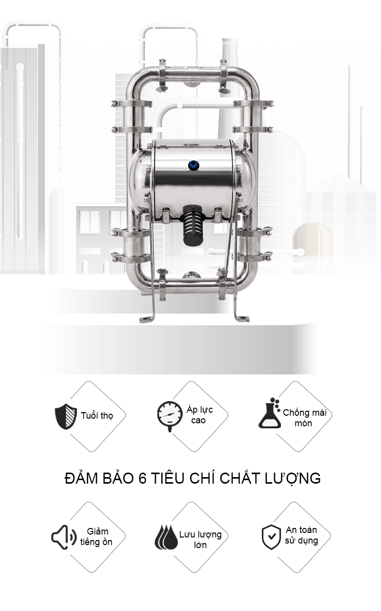 Bơm màng thực phẩm GODO QBW3-40