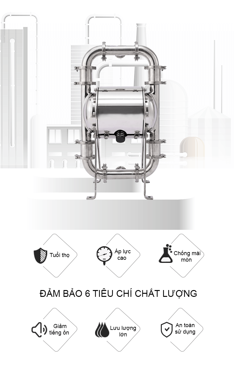 Bơm màng thực phẩm GODO QBW3-50