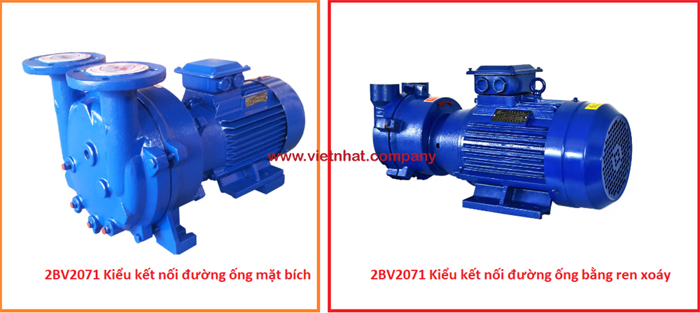 hình ảnh bơm 2bv2071 và 205110 lắp 4kw