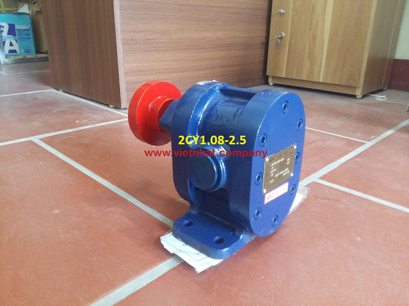 hình ảnh đầu bơm bánh răng 2cy1.08 chưa lắp động cơ điện 2,2kw