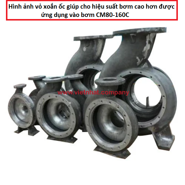 hình ảnh vỏ bơm hình xoắn ốc cm80-160c