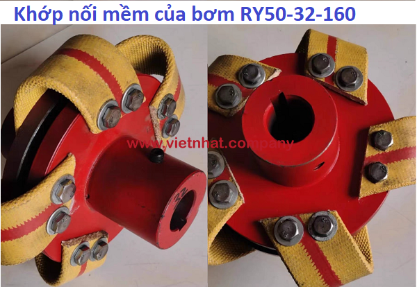 khớp nối động cơ 3kw với đầu bơm ry50-32-160