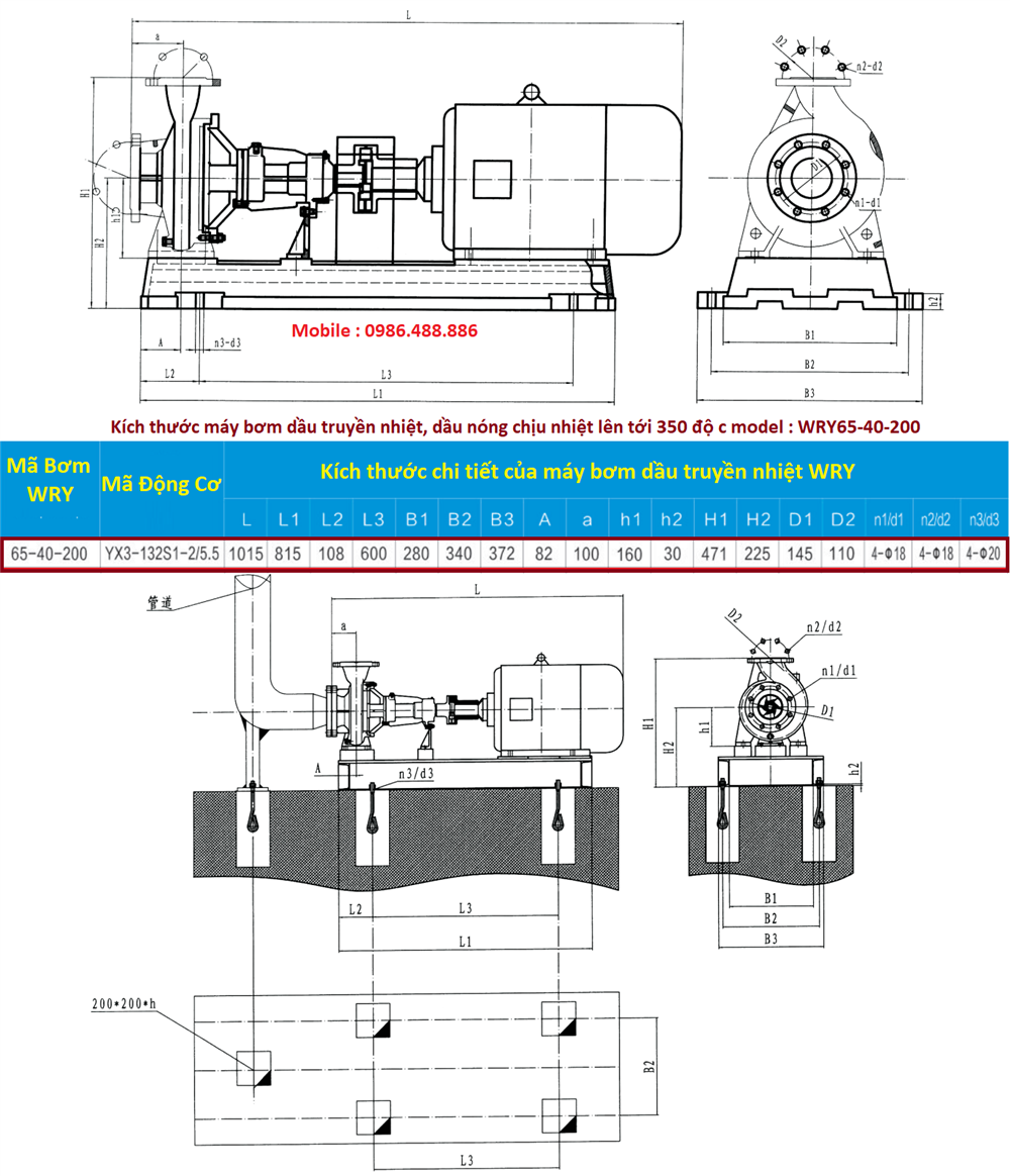 kich-thuoc-lap-dat-bom-dau-truyen-nhiet-10hp-model-wry65-40-200