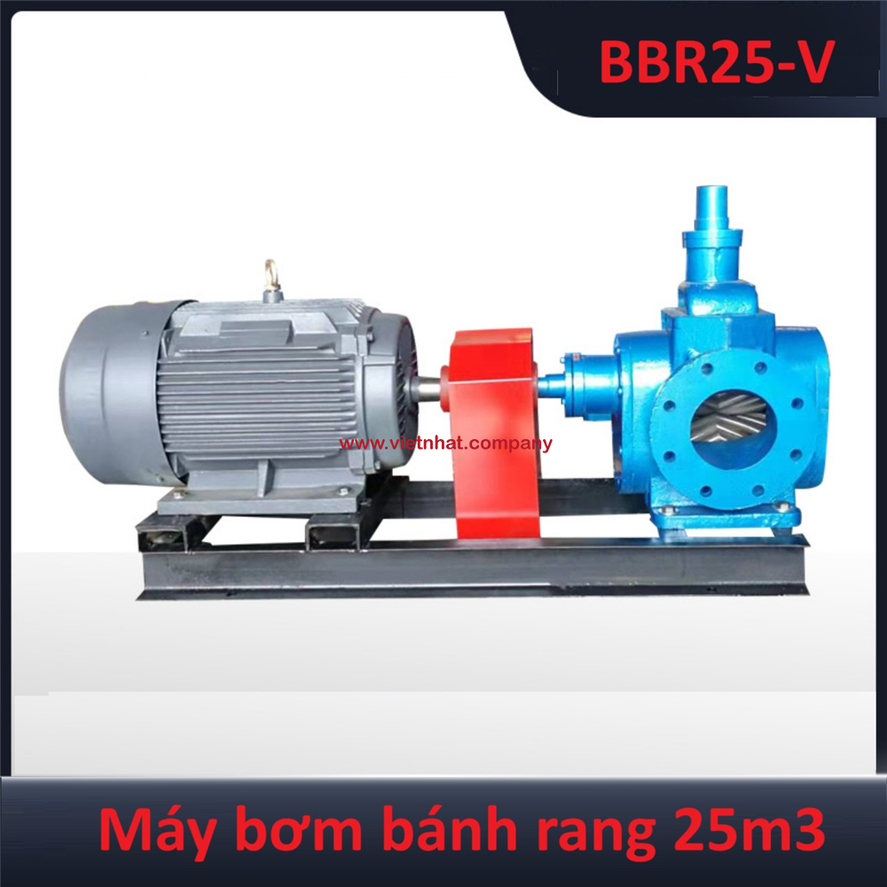 máy bơm bánh răng 25m3 dùng động cơ 11kw-6