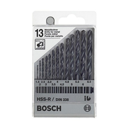 Bán Bộ mũi khoan sắt HSS-R DIN338 Bosch 1609200201 (1.5-6.5MM)