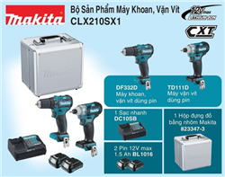 Bán Bộ máy khoan vặn vít Makita CLX210SX1